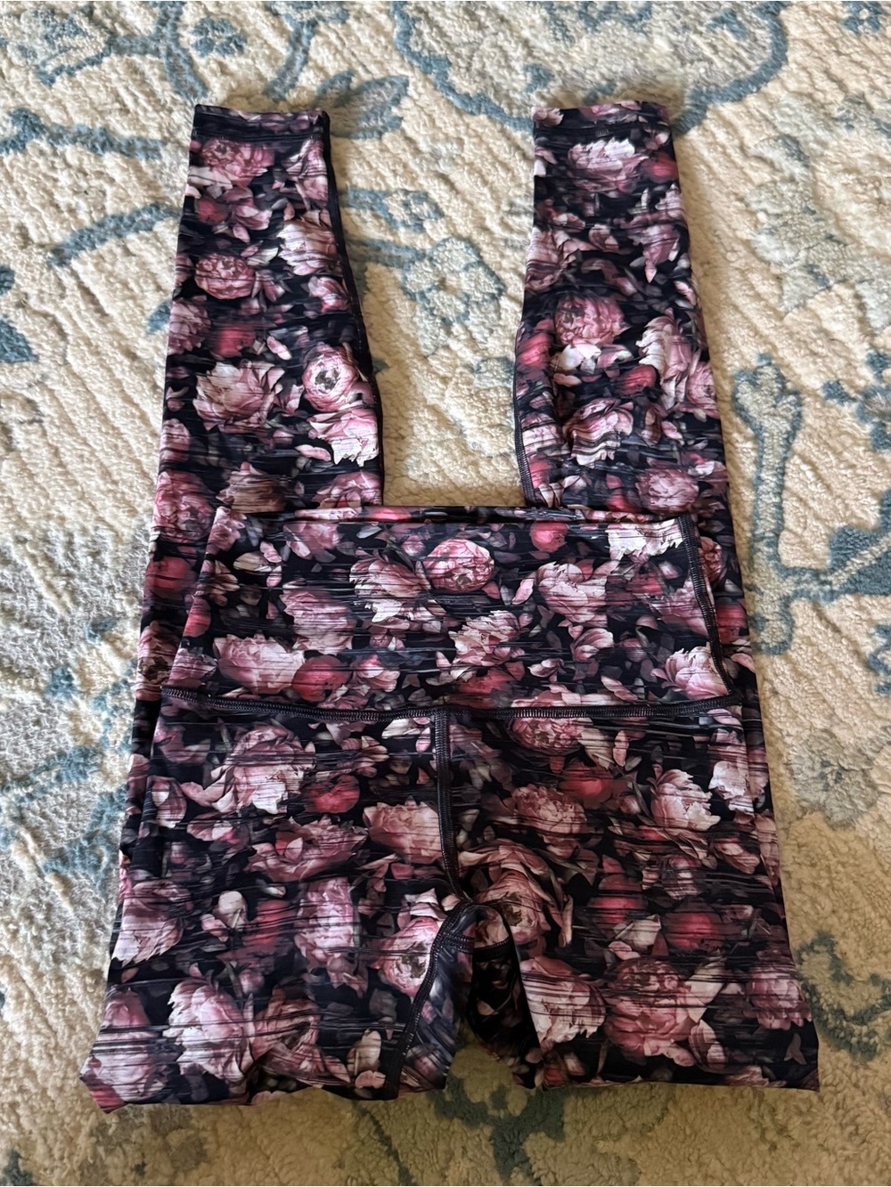 Lululemon Floral Wunder Under Leggings Size 4